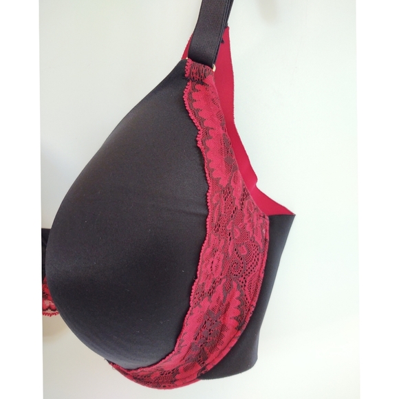 Soma Vanishing Back Full Coverage Lace Trim Underwire Bra 36DDD - Picture 6 of 11